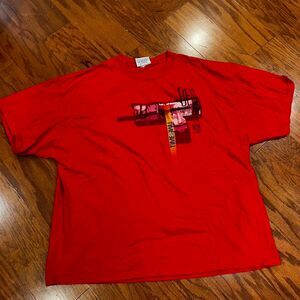 Chase-authentics Men's Red T-shirt Bill Elliot Dodge Ram Racing Y2K XL